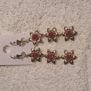 Flower earrings